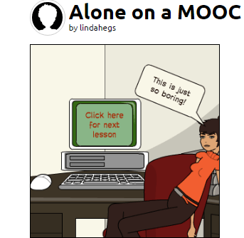 Alone on a MOOC